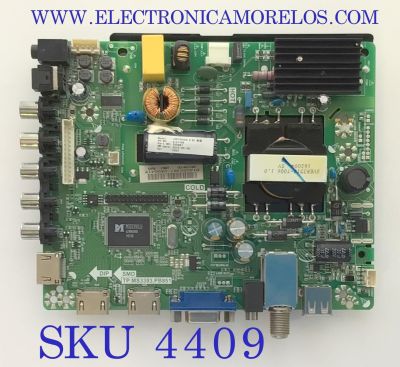 MAIN FUENTE PARA TV HISENSE / NUMERO DE PARTE 200687 / TP.MS3393.PB851 / G1614G8 / LHD32D50US / R16050387 / PANEL JHD315DH-E81\S12\FM\ROH / MODELO 32H3B1H3B1